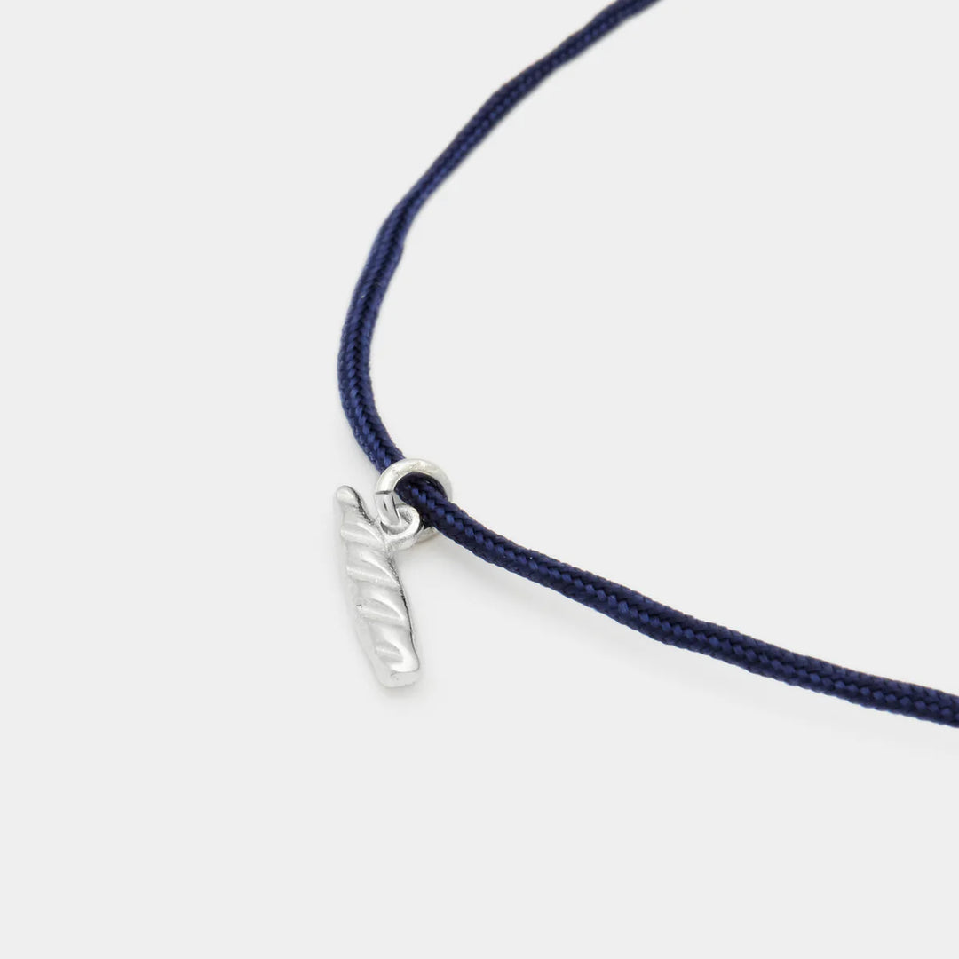 Deux Lions -  Bracelet La Baguette Cordon Bleu en Argent