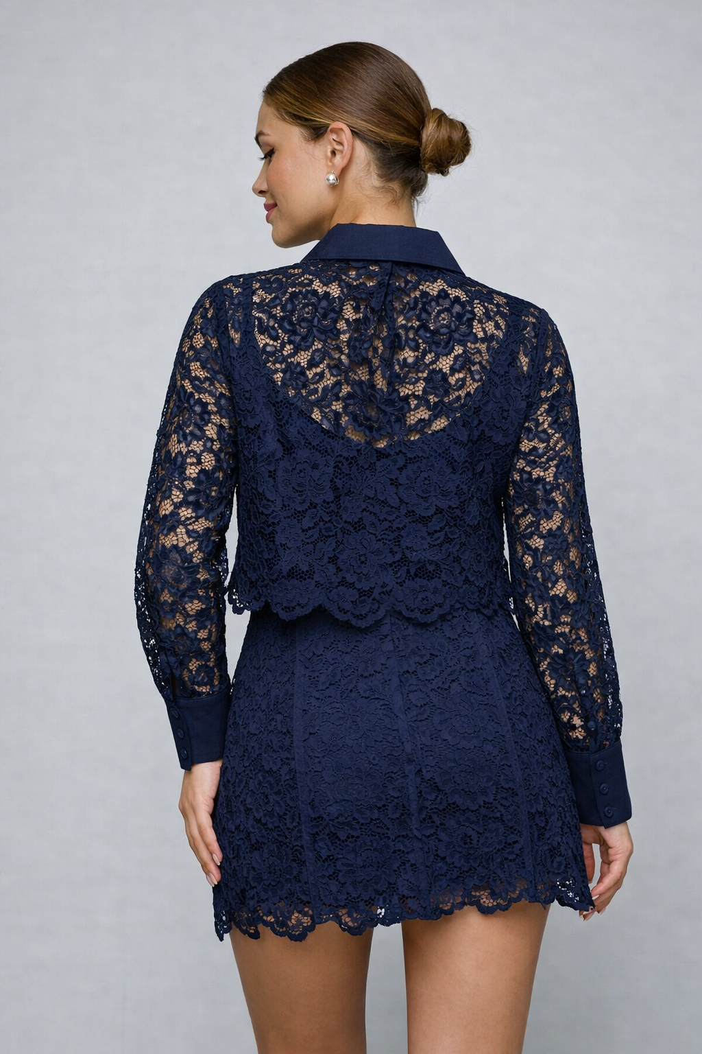 L'Agence - Chemise en dentelle Roelle