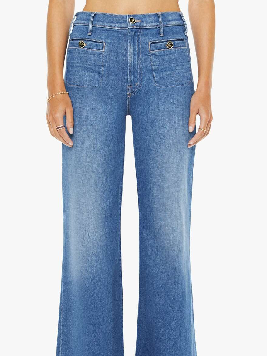 Mother - Jeans Stashed Hustler Roller Sneak