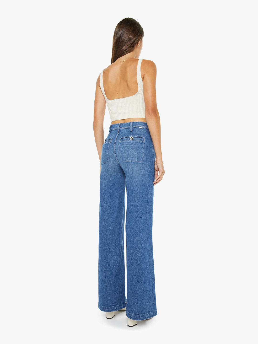 Mother - Jeans Stashed Hustler Roller Sneak