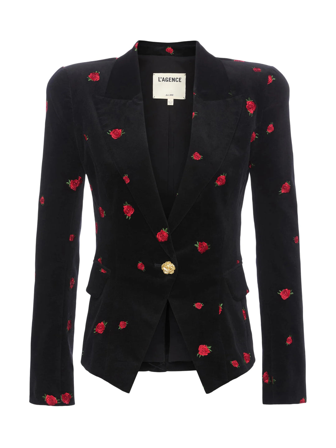 L'Agence - Blazer en Velours Kaisley