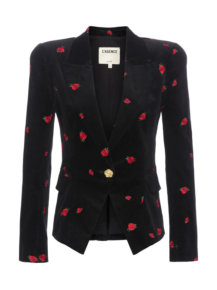 L'Agence - Blazer en Velours Kaisley