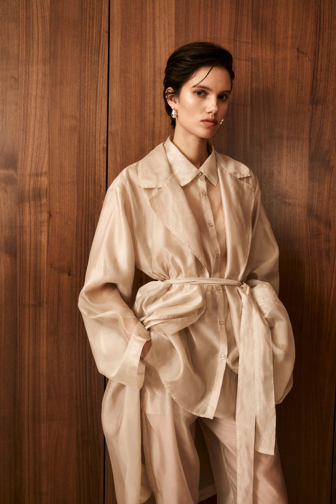 Lamarque - Manteau en organza Talise