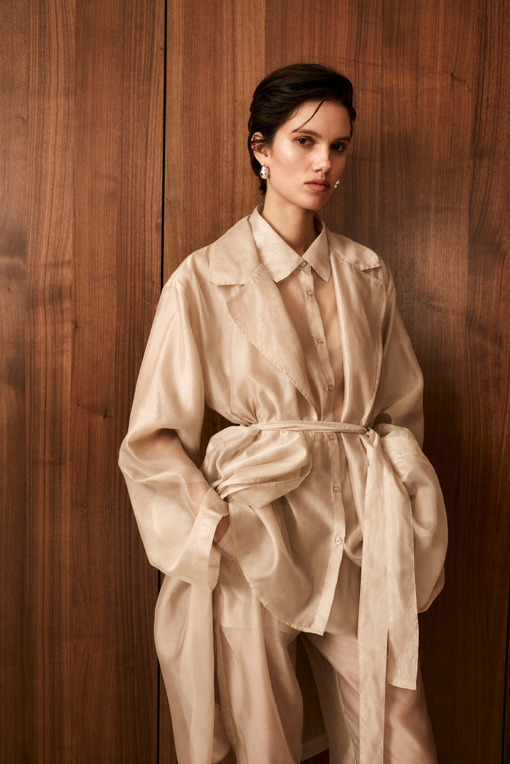 Lamarque - Manteau en organza Talise