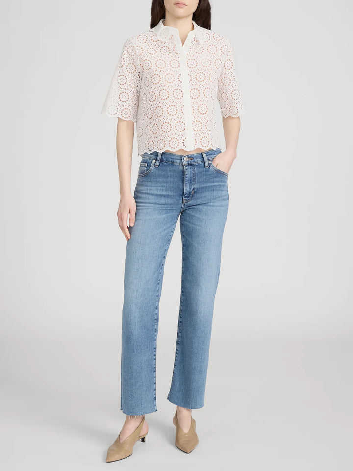Frame - Chemise The Petal Eyelet