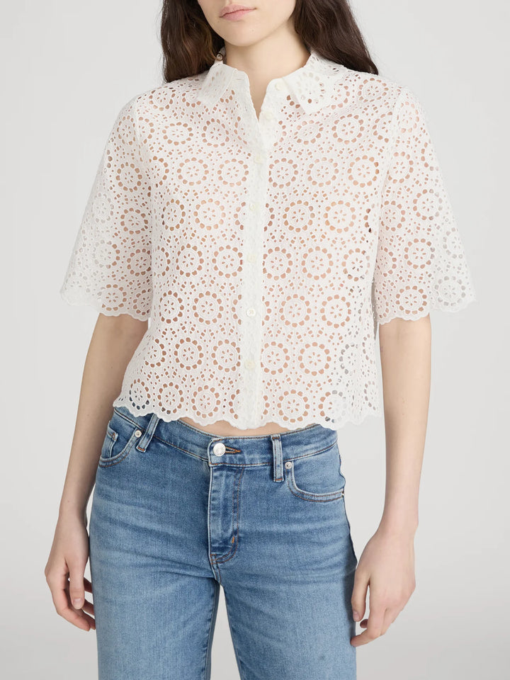 Frame - Chemise The Petal Eyelet