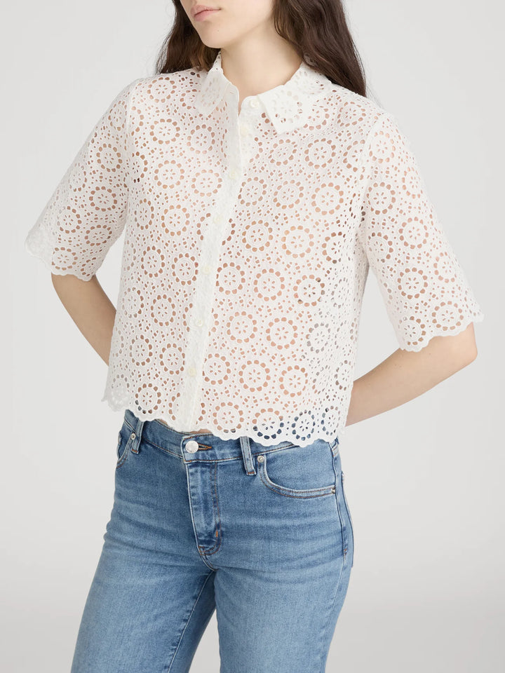 Frame - Chemise The Petal Eyelet