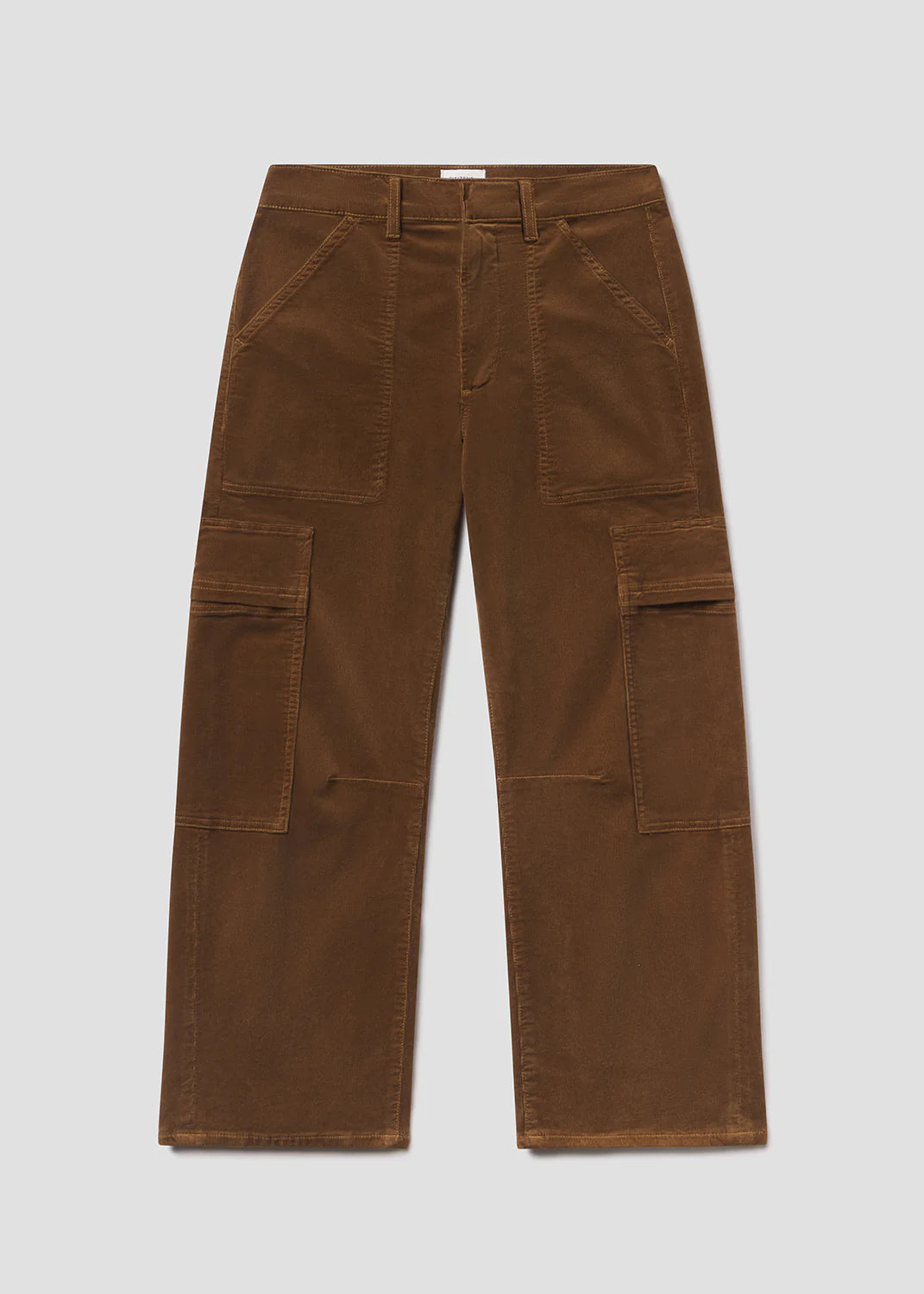 Citizen Of Humanity - Pantalon Cargo Marcelle En Velours Côtelé Taille Basse
