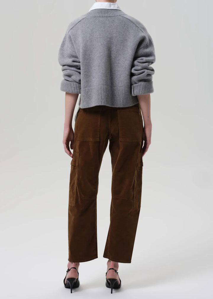 Citizen Of Humanity - Pantalon Cargo Marcelle En Velours Côtelé Taille Basse