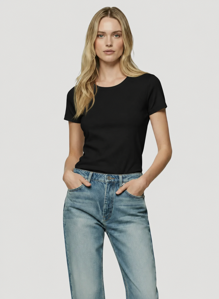 Majestic Filatures - T-shirt Deluxe Cotton  col rond