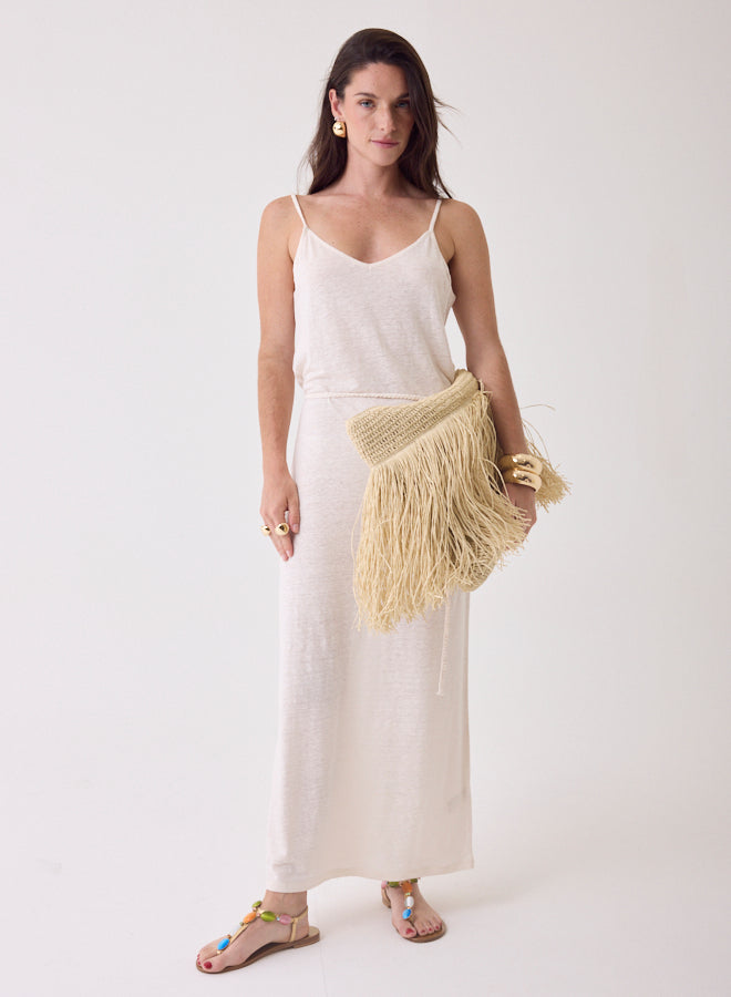 Majestic Filatures - Robe longue en lin