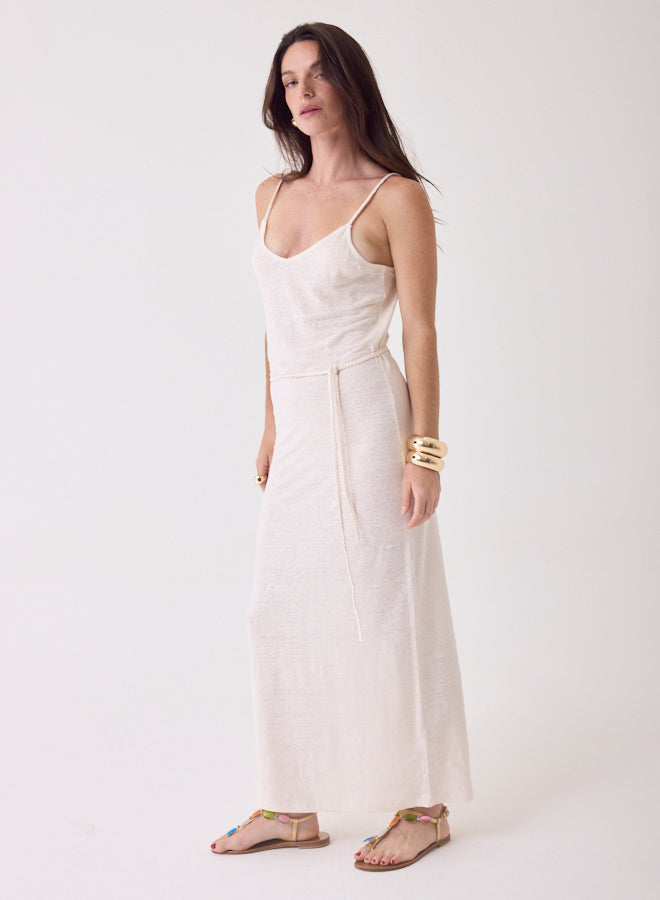 Majestic Filatures - Robe longue en lin