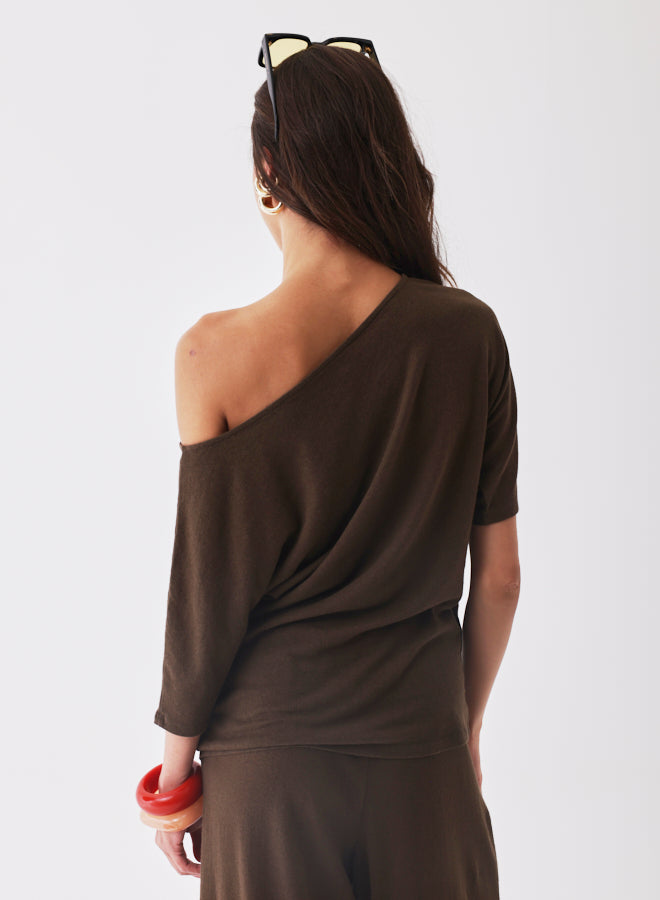 Majestic Filatures - Round Neck Linen T-Shirt