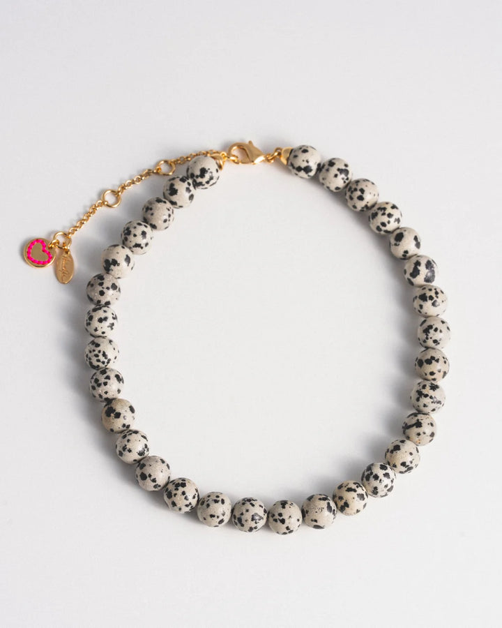 Mademoiselle Jules - Collier Jasper Dalmatian