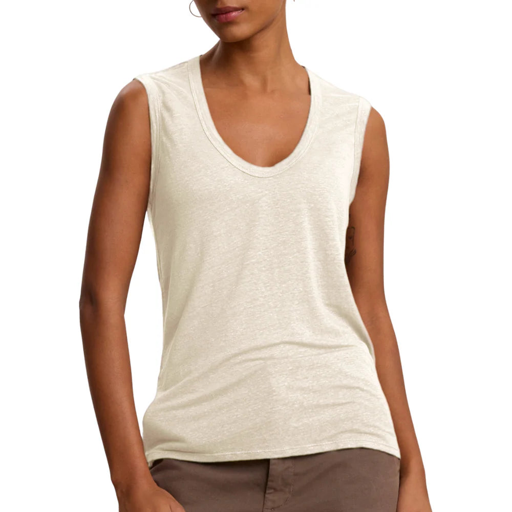 Velvet - Anca Linen Knit Top