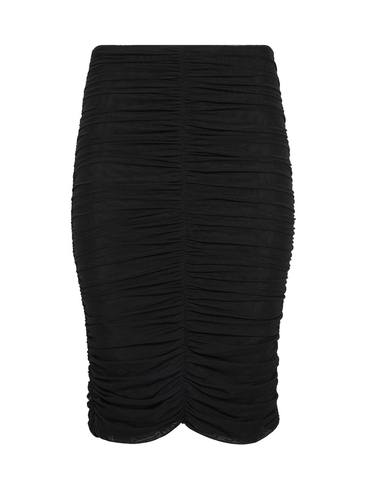 L'Agence - Jupe midi en maille Isodora