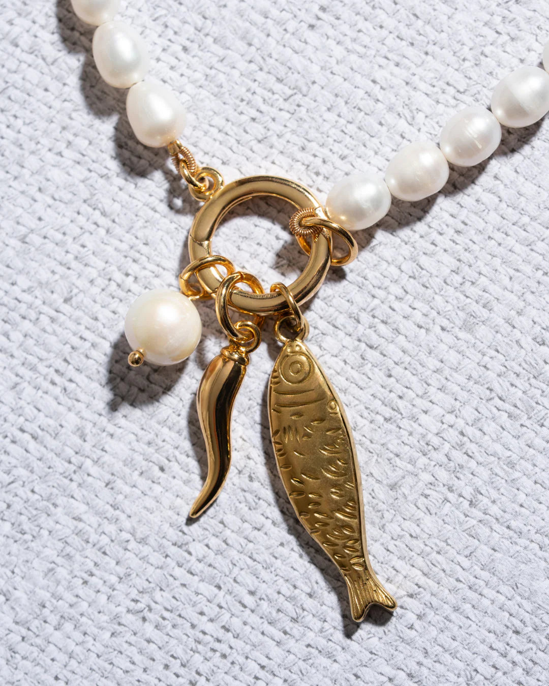 Mademoiselle Jules - Gold Pisces Charm