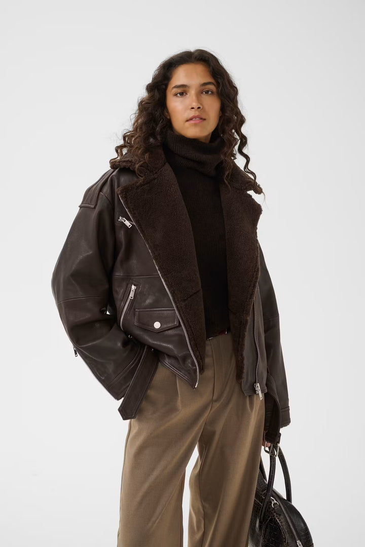 Gestuz - Veste en cuir GZroja