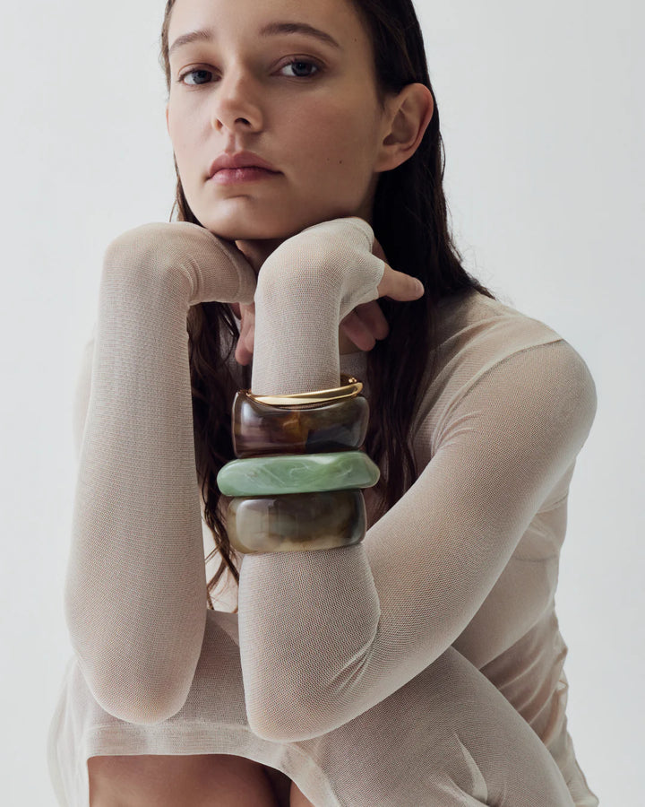 Mademoiselle Jules - Resin Bangle Bracelet