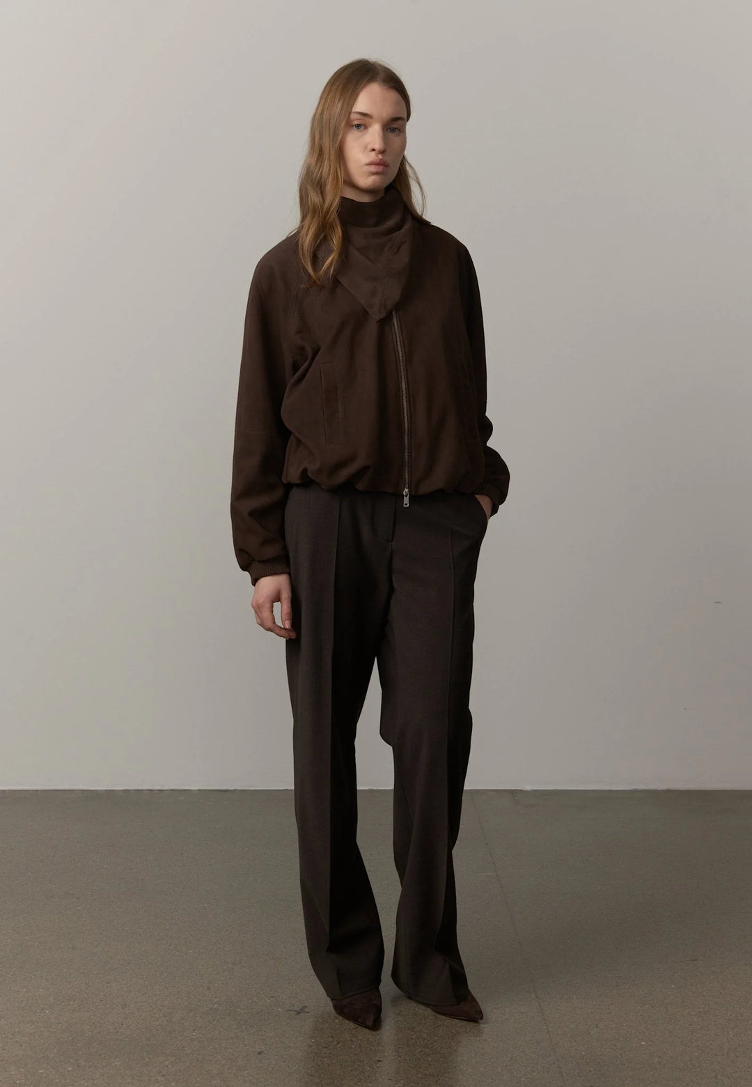 Herskind - Veste en suède Yvette