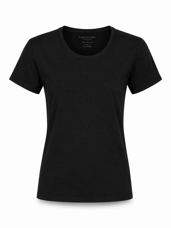 Majestic Filatures - T-shirt Deluxe Cotton  col rond