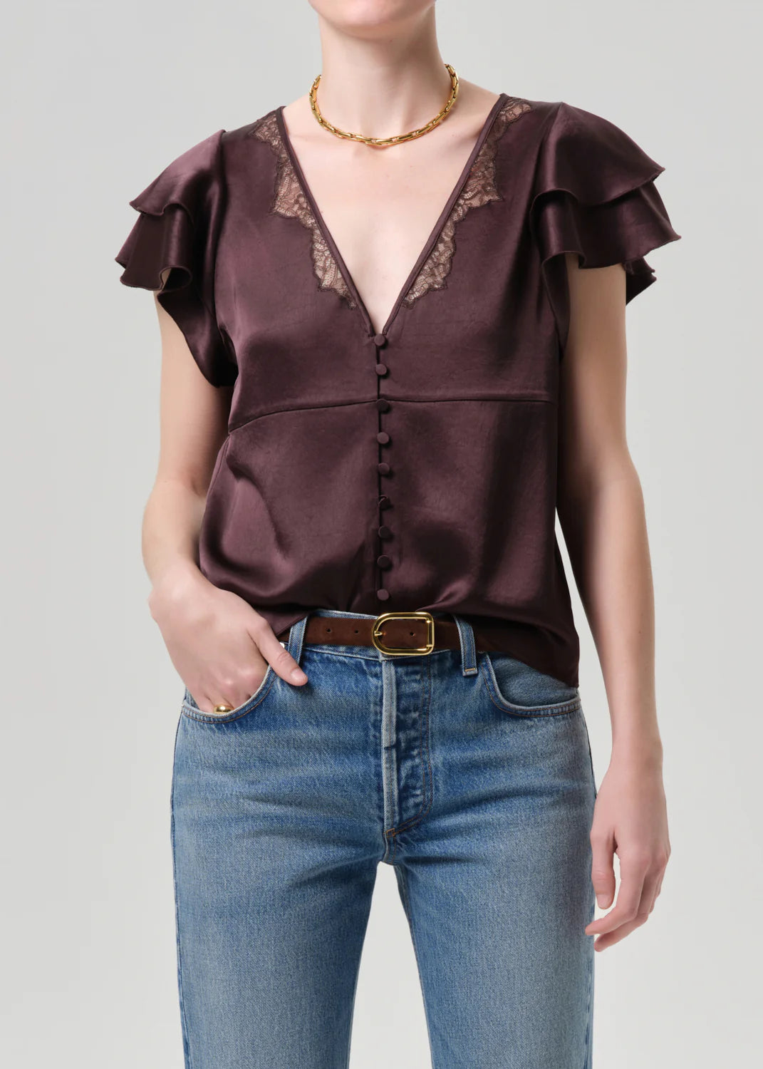 Citizens of Humanity  - Blouse en dentelle Lola