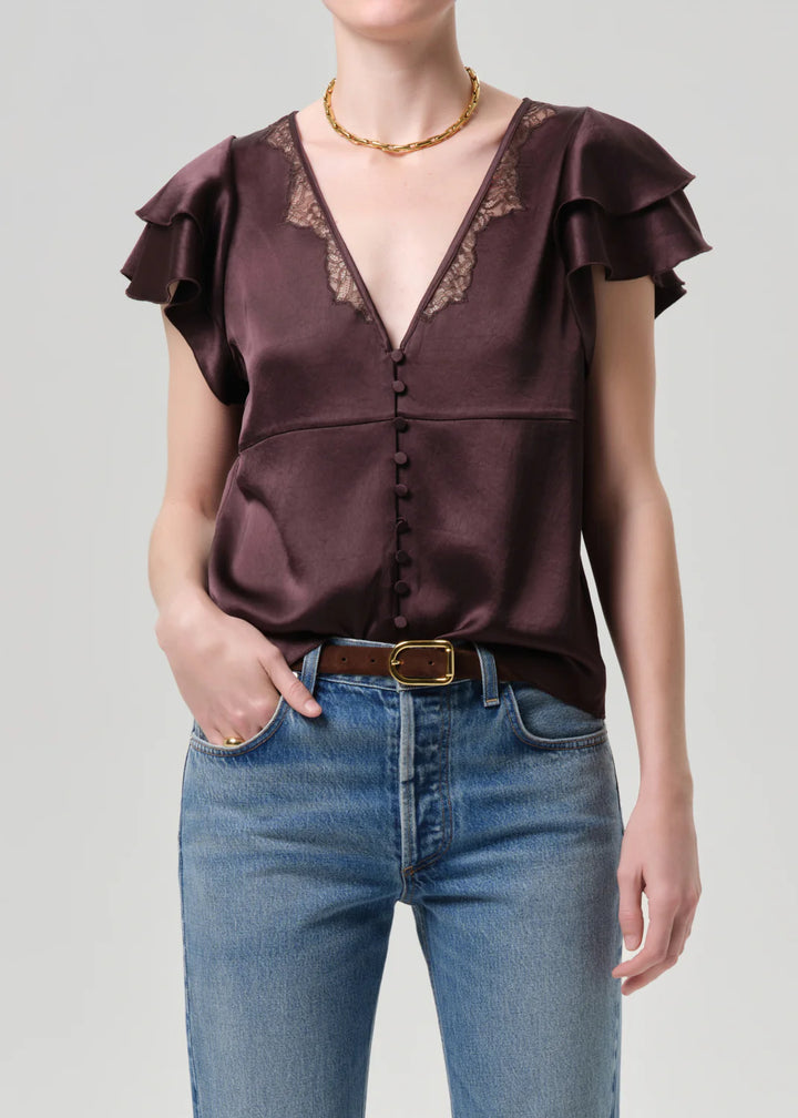 Citizens of Humanity  - Blouse en dentelle Lola