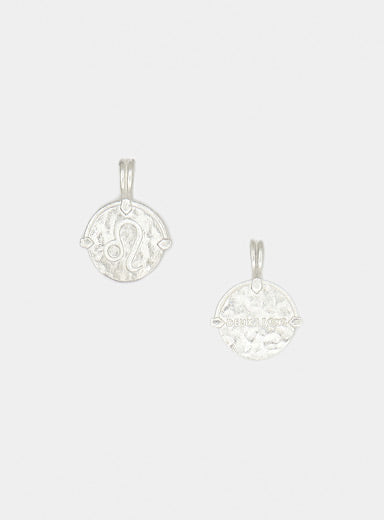 Two Lions - Mini Zodiac Necklace Silver