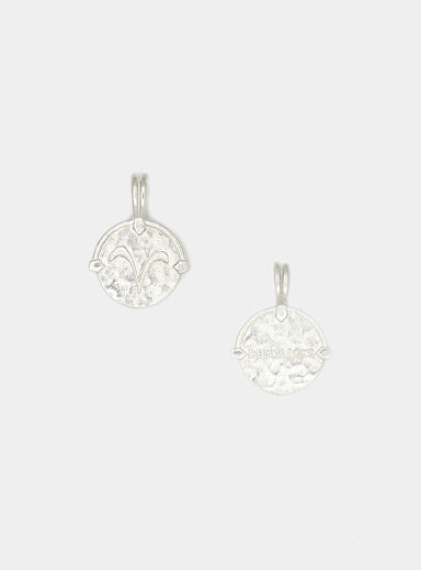 Two Lions - Mini Zodiac Necklace Silver