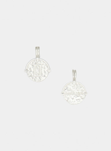 Two Lions - Mini Zodiac Necklace Silver