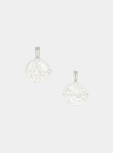 Two Lions - Mini Zodiac Necklace Silver