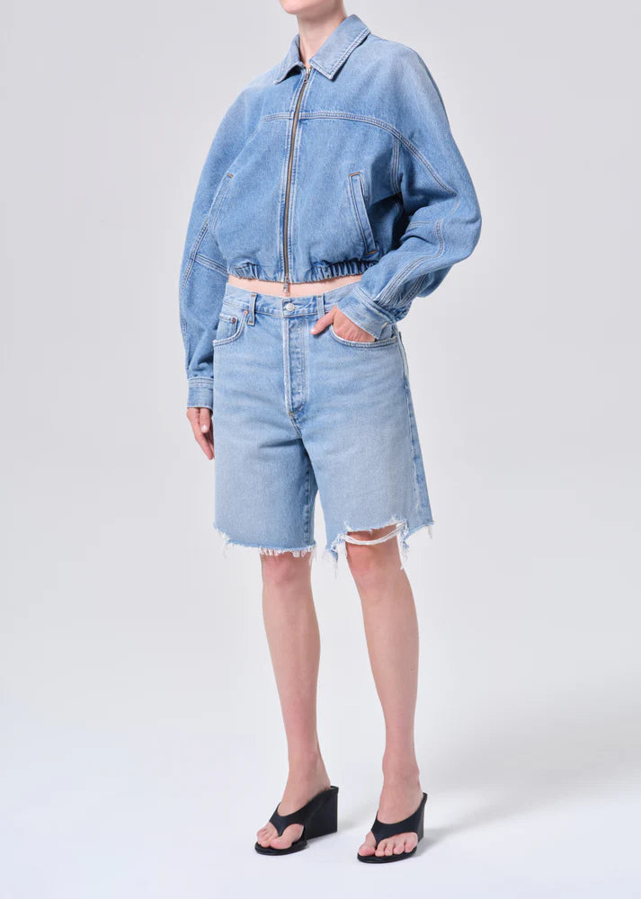 Agolde - Veste bomber en denim Dixon