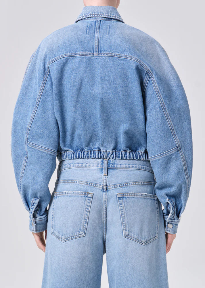 Agolde - Veste bomber en denim Dixon