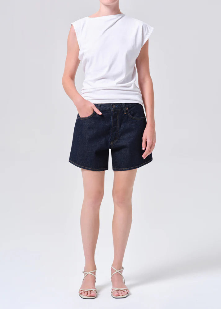 Agolde - Short en jeans Leith