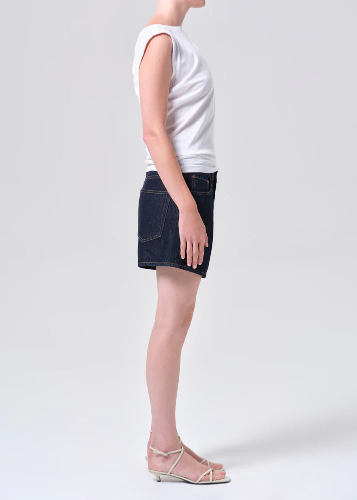 Agolde - Short en jeans Leith