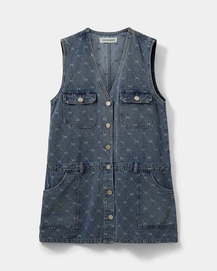 Sofie Schnoor - Robe en denim AlbertineSW