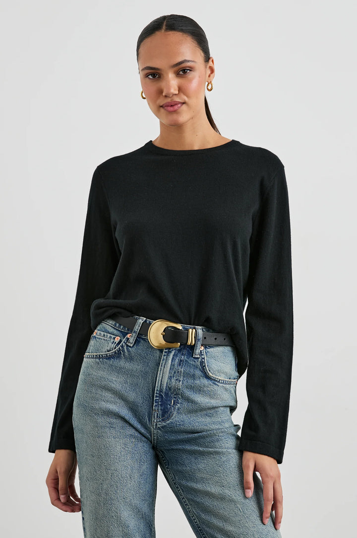 Rails - T.Shirt en Coton Cashmere Manche Longue