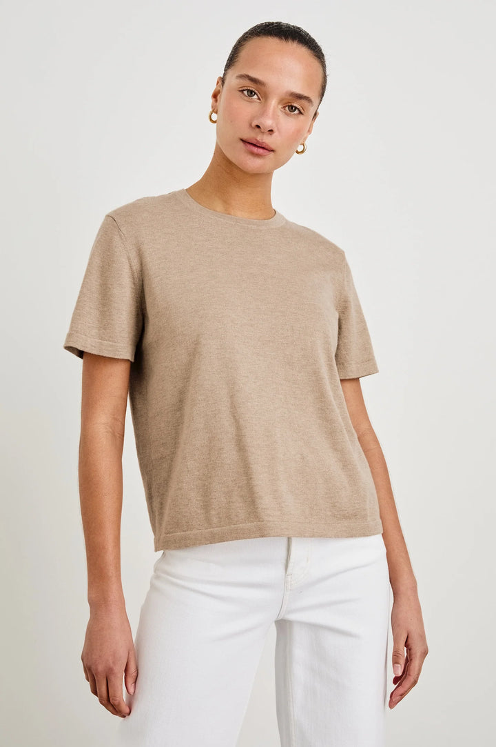 Rails - T-shirt en coton et cachemire
