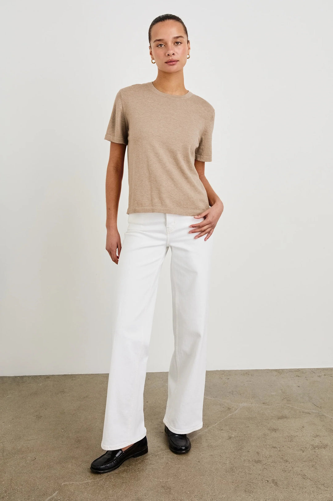 Rails - T-shirt en coton et cachemire