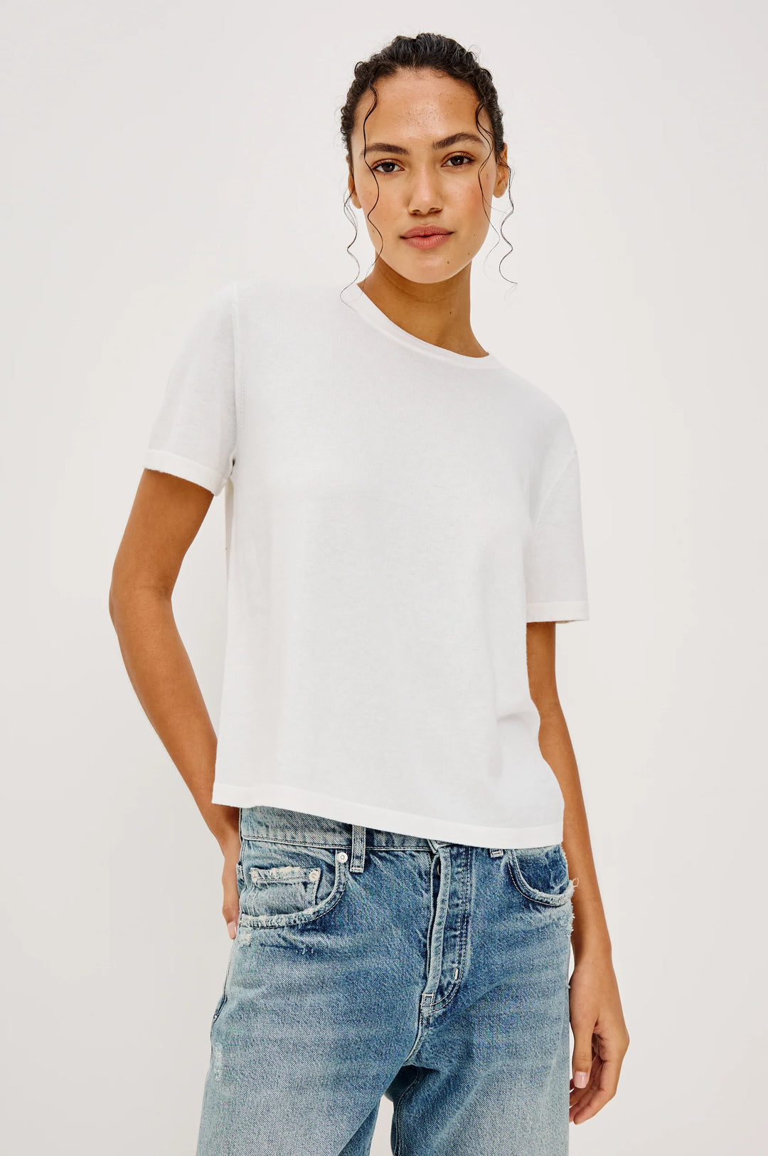 Rails - T-shirt en coton et cachemire