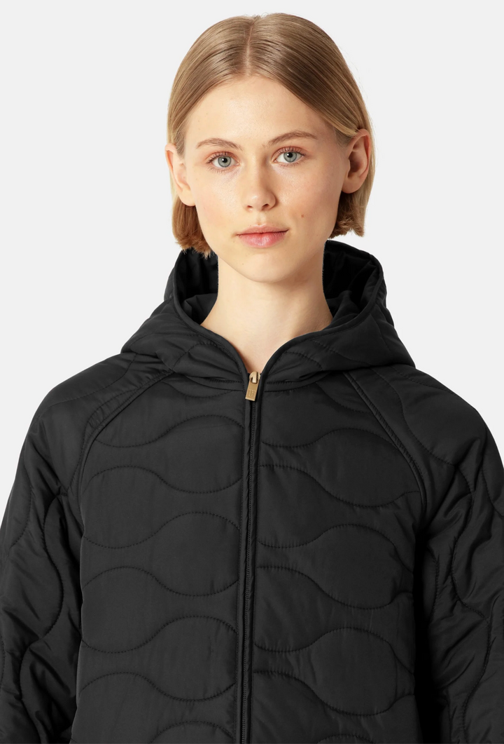 Ilse Jacobsen - Veste Longue Matelassée avec Capuche