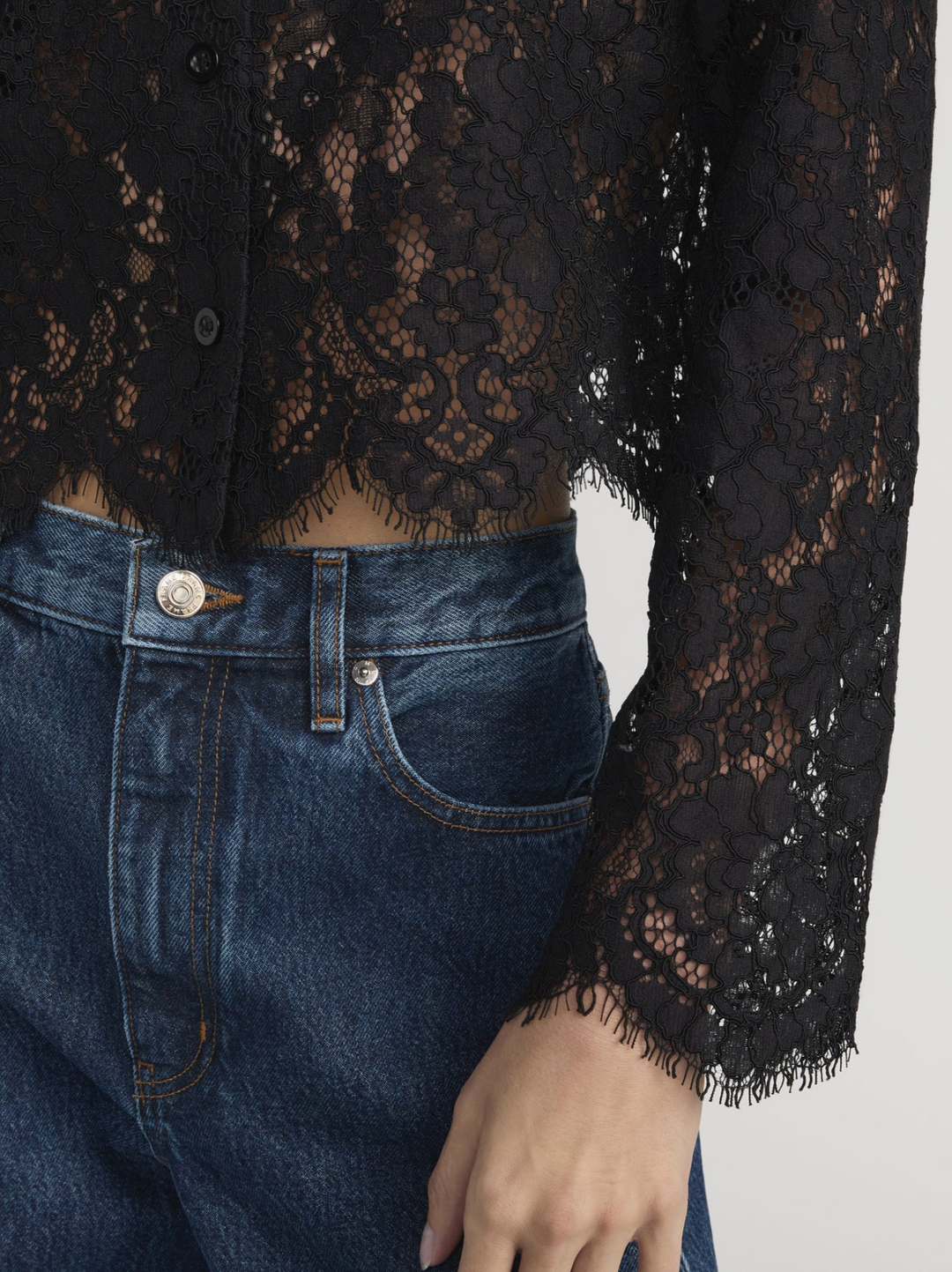 Frame - Blouse en Dentelle