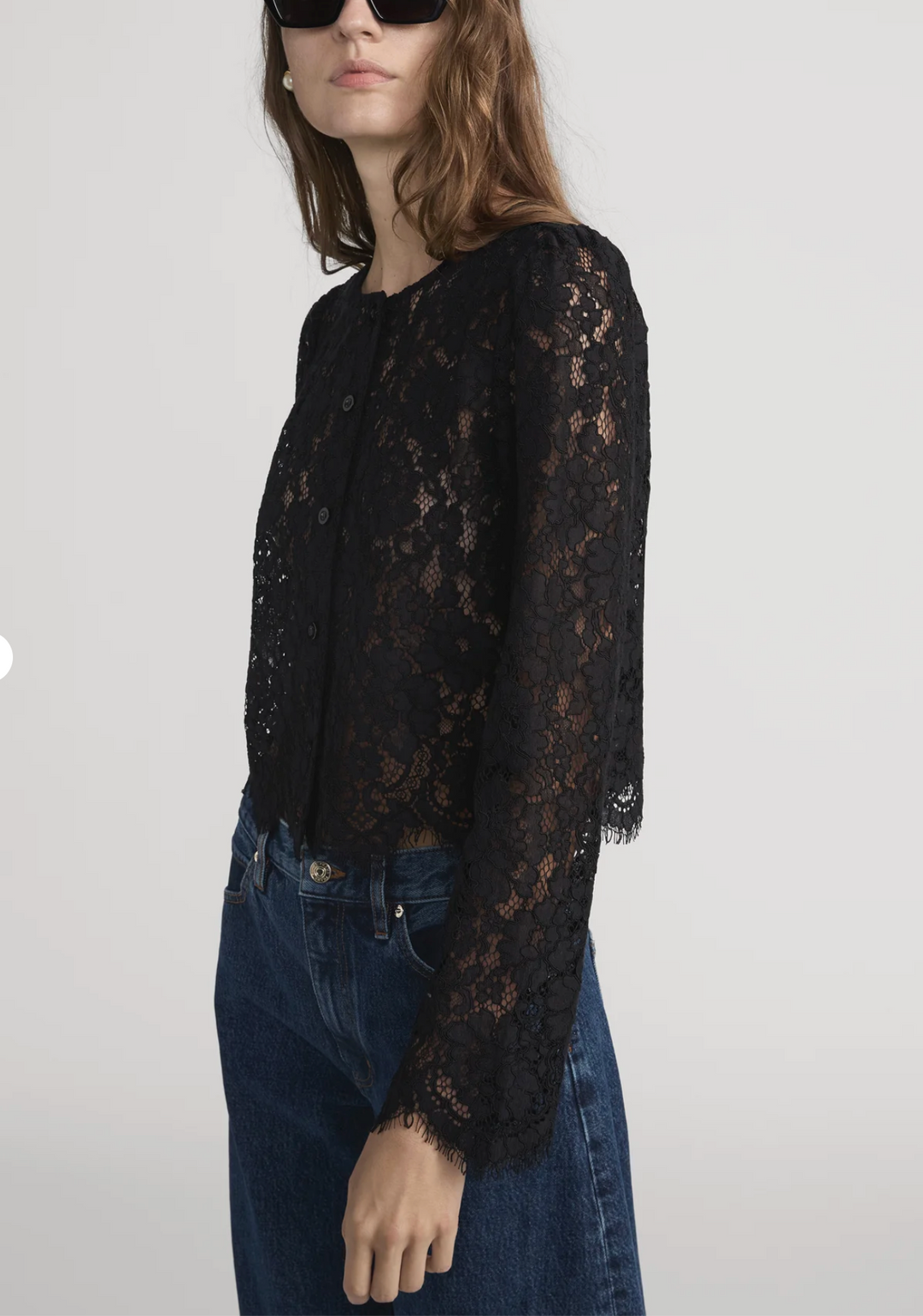 Frame - Blouse en Dentelle