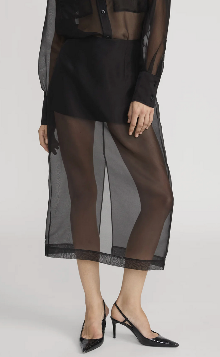 Frame - Jupe en Organza de Soie
