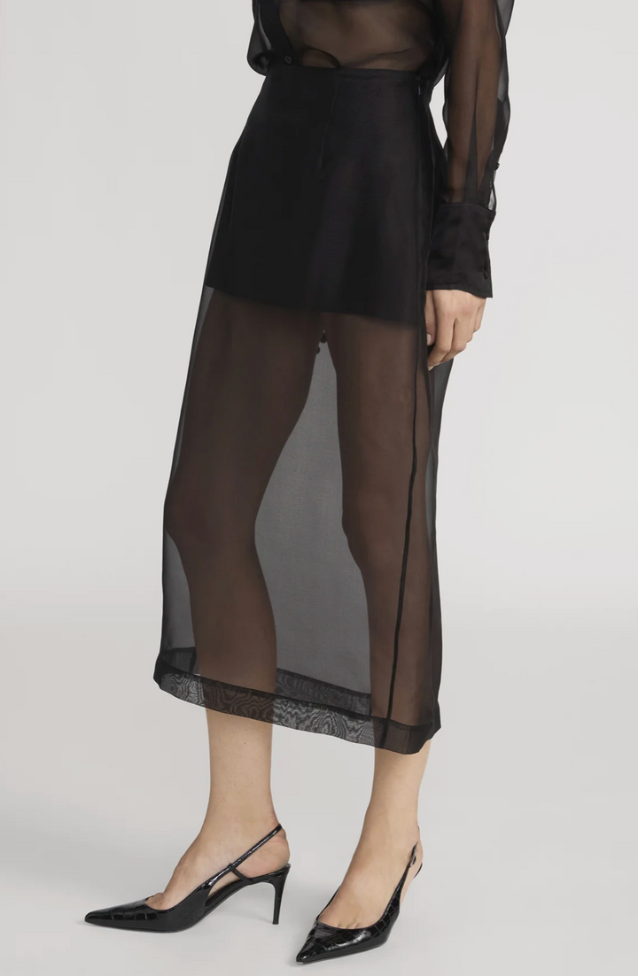 Frame - Jupe en Organza de Soie
