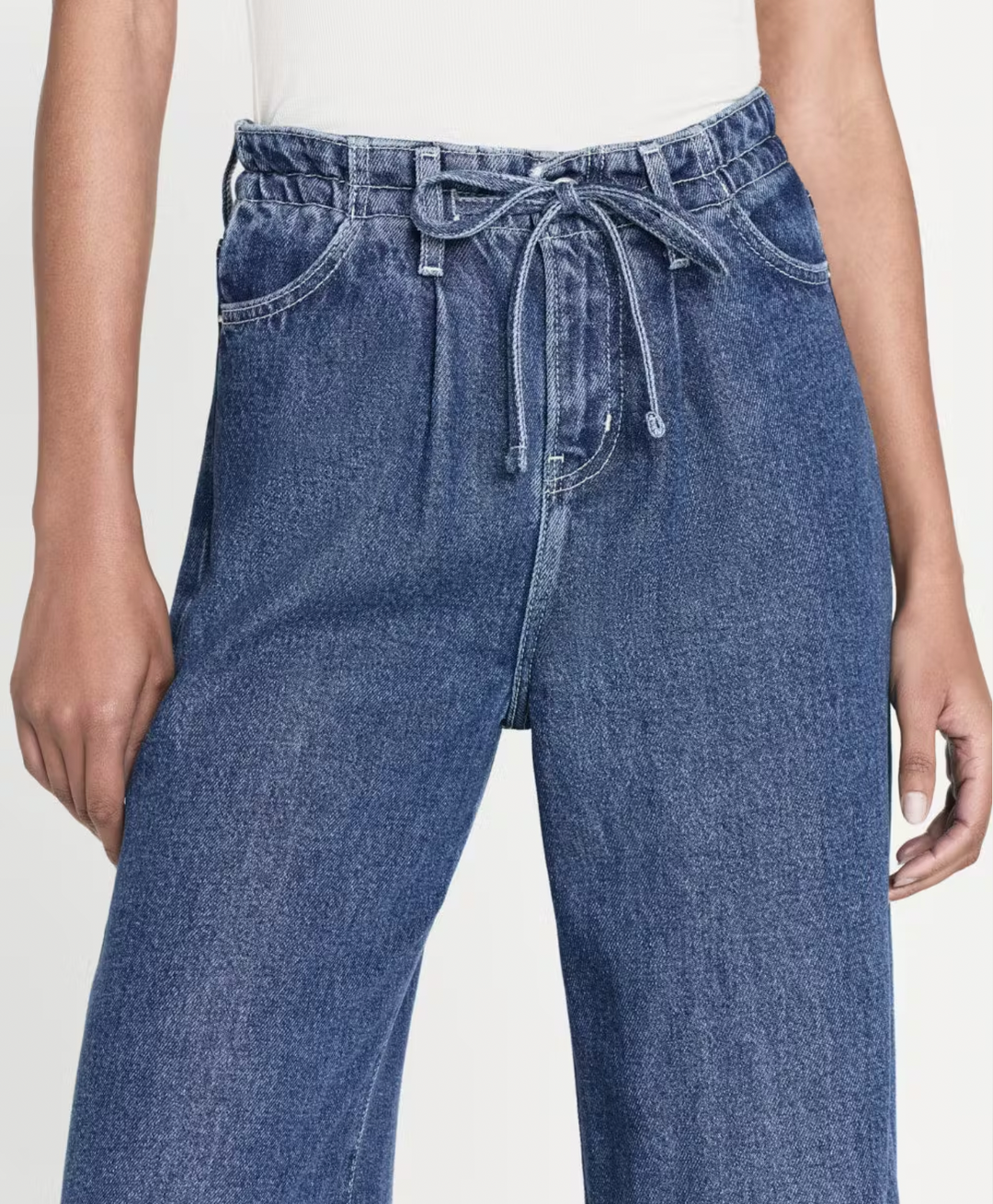 Frame - Pixie Drawstring Wide Leg - Boutique Billie 