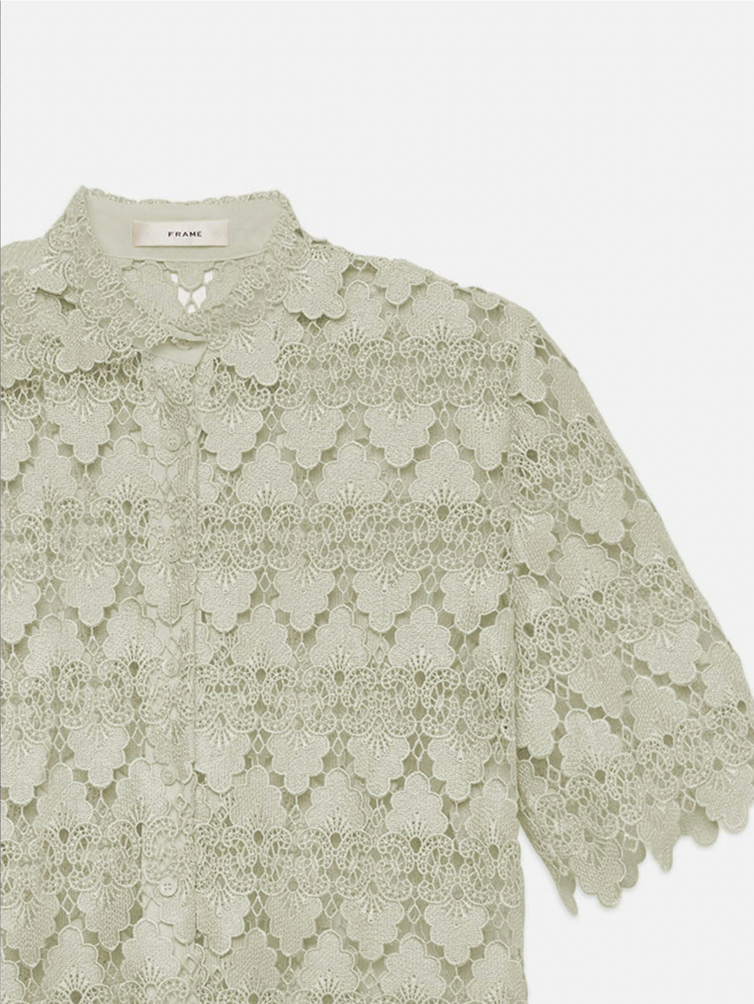 Frame - The Lace Button Up Shirt - Boutique Billie 