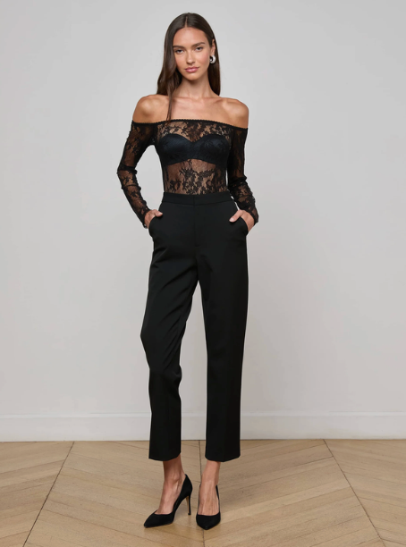 L'Agence - Bodysuit Off-Shoulder Peonie