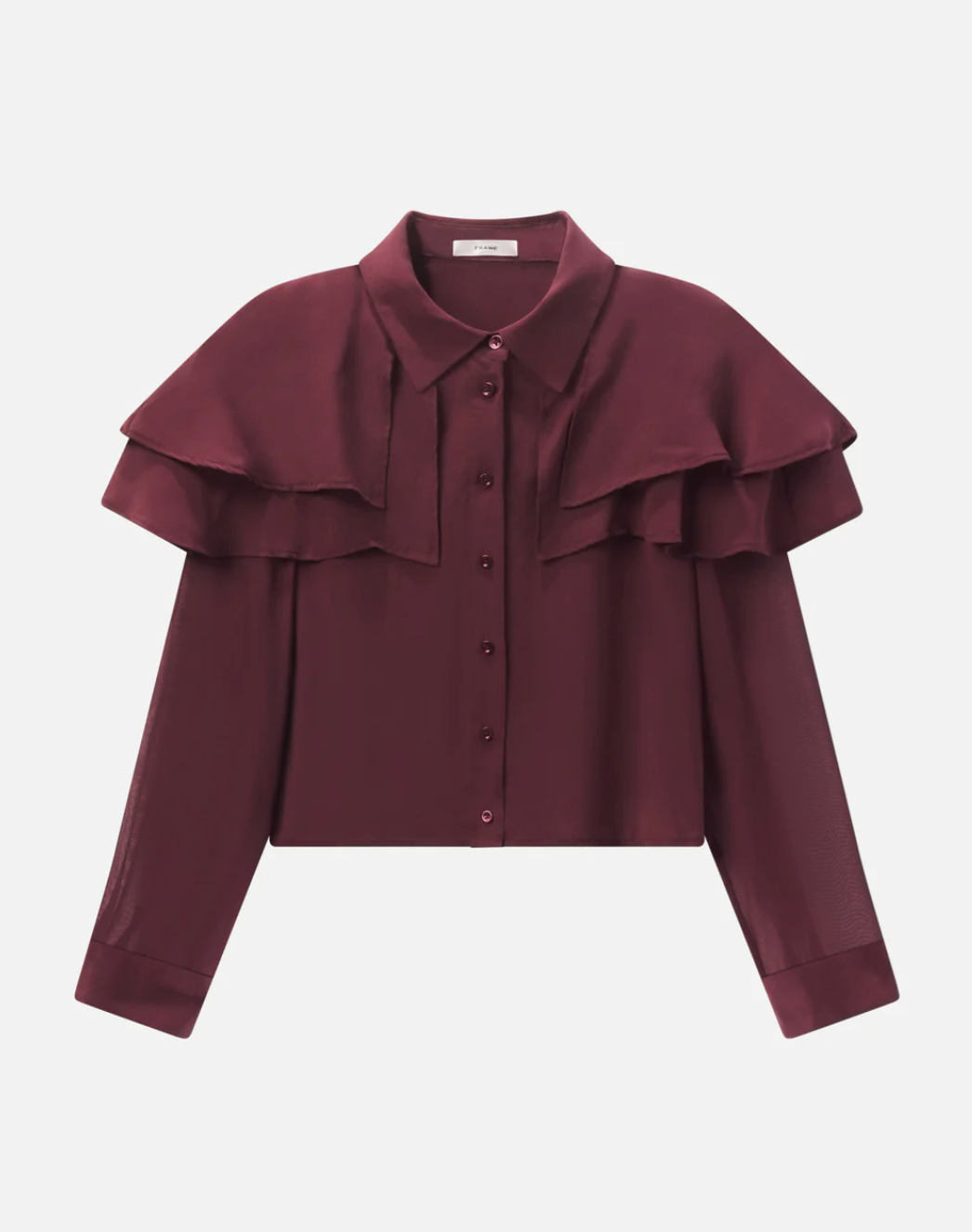 Frame - Blouse Cape en Soie