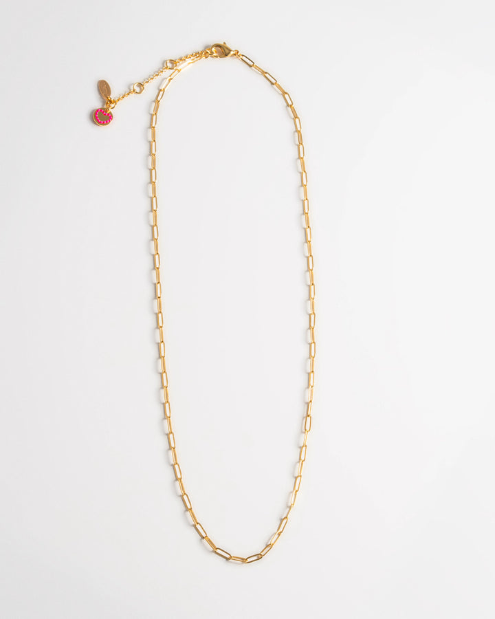 Mademoiselle Jules - Gold Paperclip Link Necklace